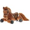 Heunec Bibi & Tina 637870 Bibi Blocksberg - Peluche a Forma di Cavallo, Colore: Marrone