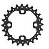 Shimano Unisex - Adulto DEORE FC-M617 Collana, Nero, 24 denti