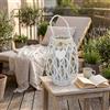 MIlani Home GENEVIEVE - lanterna in vimini tondo 14 x 35 cm
