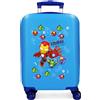 JOUMMA BAGS Iron Friends Trolley Abs 50 cm 4 Ruote Azzurro
