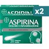 Aspirina Bipacco 2x20 compresse Aspirina dolore e infiammazione mal di testa e febbre
