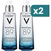 Vichy Minéral 89 Booster Quotidiano Fortificante E Rimpolpante Con Acido Ialuronico Bipacco 2x75ml