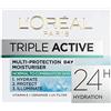 L'Oreal Paris Triple Active Day Crema idratante per pelle secca e sensibile, 50 ml
