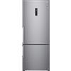 LG FRIGORIFERO COMBINATO LG GBB567PZCMB, Capacità netta totale 462 l, Rumorosità: 41 dB(A), LAN wireless, 3 ripiani, Dimensioni: L 70,5 cm A 185 P 74 cm, Inox Premium, Classe E