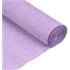 QUARKZMAN 2pz Rotolo di Carta Crespa 210cm Lunghezza 50cm Larghezza per Cerimonia Nozze Varie Grandi Feste Decorazione, Violetto Chiaro