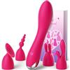 yewuzer Vibratore Sex Toys Multifunzionale Vibratoreper Donna Professionale, 4-in-1 Set Vibratori con Accessori Intercambiabili, Sexytoysys Donna Coppia Vibratori 20 Modalità Toys Sessuali Clitoride e Punto G