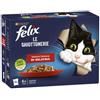PURINA Felix Ghiottonerie Multipack 12 x 85 Gr (pollo- manzo)