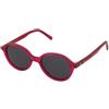 Crullé Kids Easygoing C8 | Occhiali per Bambini | Prova Online | Unisex | Plastica | Tondi | Viola, Trasparente | Adrialenti