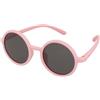 Crullé Kids Fearless C22 | Occhiali per Bambini | Prova Online | Unisex | Plastica | Tondi | Rosa | Adrialenti