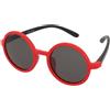 Crullé Kids Fearless C40 | Occhiali per Bambini | Prova Online | Unisex | Plastica | Tondi | Rosso | Adrialenti
