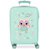 Roll Road Happy Pets Multicolore Valigia da Cabina 38x55x20 cm Rigido ABS Chiusura a Combinazione Laterale 34L 2 kg Bagaglio a Mano