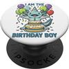 Axolotl Festa di Compleanno Club Axolotl Compleanno Kawaii Design Carino PopSockets PopGrip Adesivo