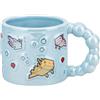 Paladone Tazza Axolotl di Minecraft - Prodotto Minecraft con licenza ufficiale | Tazza in ceramica da 400ml - Design Axolotl in rilievo - Manico unico a bolle - Bevande divertente da gaming - Regalo