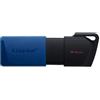 Kingston 64GB USB 3.2 Gen 1 Exodia M Flash Drive Black/Blue Fast New Sealed Box