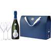 Berlucchi '61 Extra Brut Franciacorta DOCG + 2 Bicchieri Confezione Regalo