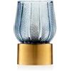 Lampada a Foglie Blu in Vetro - Collezione Aurora Emò Italia