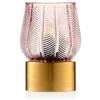 Lampada a Foglie Cipria Emò Italia Collezione Aurora 2026 - Vetro e Metallo