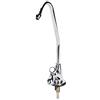 Raguso 1/4 '' rubinetto da in lega di zinco rubinetto cromato osmosi inversa filtro per acqua potabile a collo di cigno a tre punte per la depurazione dell'acqua per la