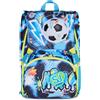 SEVEN Zaino Scuole SJ Gang Glowgame Sdoppiabile Big 24 Litri Luminoso