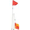 Mitre Bandiere Pieghevoli per Calcio d'Angolo, Set di 4, Colore Bianco, Taglia Unica