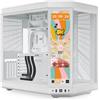 HYTE Y70 Touch Infinite Snow White Case Midi Tower Display IPS Touch 2.5K Vetro Temperato No-Power E-ATX/ATX/mATX/Mini-ITX