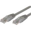 TB Cavo patch TB cat.5 RJ45 UTP 1m/Grigio 10pz [AKTBXKS5U100G10]