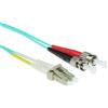 ACT 5 metri LSZH Cavo patch in fibra multimodale 50/125 OM3 duplex con connettori LC e ST