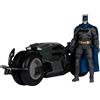 McFarlane Toys The Flash DC Multiverse Fahrzeug Batcycle con Batman