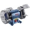 Bosch Professional Smerigliatrice da Banco Gbg 60-20 (Motore da 600 Watt, Ø200 Mm, Incl. 2 Mole Ø200 Mm Grana Normale)