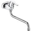 Kludi Logo 379140575 - Rubinetto miscelatore monocomando per lavello, montaggio a parete