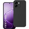 MATT CUSTODIA TPU SILICONE COVER CASE PER OPPO A6X 4G - 5G BLACK