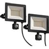 HOMCOM Lampada versatile da lavoro 50W regolabile a 3 modalità, in Alluminio, 8,5x22x4 cm, Nero | Aosom Italy