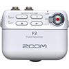 Zoom - F2/W - Lavalier Registratore compatto da cintura, registrazione float a 32 bit, senza clipping, audio per video, registrazioni su SD e alimentazione a batteria con microfono lavalier incluso