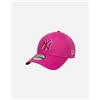New Era 9forty New York Yankees Mlb Team W - Cappellino - Donna - Fucsia