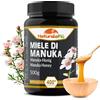 NaturalePiù Miele di Manuka 400 MGO da 500 gr Prodotto in Nuova Zelanda Attivo e
