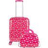 ITACA - Trolley Valigia Bambino Da Viaggio, Bagaglio A Mano 55x40x20, Per Bambini e Bambine. Trolley Bambino da Viaggio, Fucsia