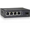 LevelOne GEU-0521 - Interruttore - Non Gestito - 4 x 10/100/1000 + 1 X Gigabit