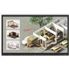 LG CreateBoard 65" Interactive Touchscreen 4K UHD 3840x2160 Digital Panel Black