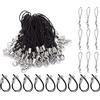 YiXuTag Cordino per Cellulare, 60Pcs Cinghie per Cellulare da Polso Laccetti per Portachiavi/Ornamenti/Cellulare a Cordini Cinturino Cellulare Cordino Polso Chiusura a Moschettone Portachiavi Gioielli