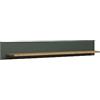 trendteam smart living - Mensola da parete - Stanton - dimensioni 156 x 22 x 22 cm, colore verde abete con rovere Evoke - 220948104