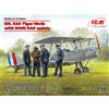 ICM 32037 DH.82A Tiger Moth with WWII RAF cadets 1:32 modellismo