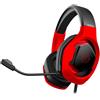 Celly CyberBeat Cuffie Cablato a Padiglione da Gaming USB tipo A Nero Rosso
