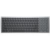 Dell KB740 - Tastiera - compatta, multidispositivo - wireless - 2,4 GHz, Bluetooth 5.0 - QWERTY - GB - Grigio titanio - con 3 anni di servizio di sostituzione estesa il giorno lavorativo successivo