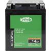 Quantum Energy Magneti Marelli batteria per moto e scooter 14AH 12V 185A sigillata tecnologia AGM terminale positivo sinistro
