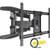 OEM Supporto TV per schermi piatti da 37 a 75 pollici, orientabile, inclinabile ed estensibile, per schermi piatti e curvi, peso massimo 50 kg, VESA da 200x100 mm a 600x400 mm (DXL-DE-IA)