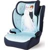TATAWAY Seggiolino auto Tataway Disney Frozen per la sicurezza delle bambine con altezza da 100 a 150 cm con grafica di Elsa e Anna su sfondo blu