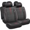 Red Bull Racing Set di coprisedili per auto Red Bull Racing Red Bull Powerbar II nero/rosso, comodo, resistente, facile e veloce da installare