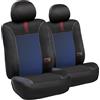 Red Bull Racing Red Bull Set di 6 coprisedili Blended Lines nero/rosso per l'auto, comodi, resistenti, veloci e facili da montare