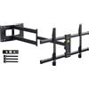 OEM Supporto da parete per TV a braccio lungo con funzione di rotazione e inclinazione - braccio mobile da 109 cm