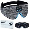 OEM Maschera per dormire unisex, maschera 3D con auricolari Bluetooth, cuffie regolabili con Bluetooth per viaggi, yoga e riposo